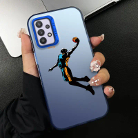 เคสโทรศัพท์, สำหรับ Samsung A32 5G, A32 5G, M32 5G, เคส Air Jordan, กึ่งโปร่งใส, บางเฉียบ, ฝ้า, เคส