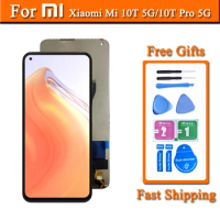 6.67 inches Original Screen For Xiaomi Mi 10T 5G LCD Touch Screen Assembly Replacement Display For Xiaomi Mi 10T Pro 5G LCD