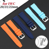 Rubber Watch Strap for IWC Pilot's Little Prince Portugal PORTOFINO Watchband 20mm 21mm 22mm Silicone Sport Waterproof Bracelet