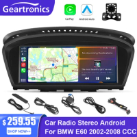Car Radio Stereo Android for BMW BMW E60 2002-2008 CCC 10.25inch Carplay Android WiFi GPS Navigation FM 4G Car Radio Receiver