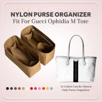 Nylon Purse Organizer Insert, Medium Inside Bag Organizer Insert Fit for Gucci Ophidia GG Tote Bag I