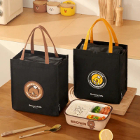 【LINE FRIENDS】熊大兔兔莎莉潮流保溫便當袋(餐袋 保冷袋 野餐袋)
