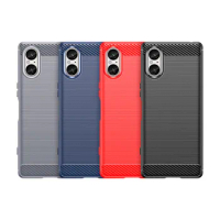 For Sony Xperia 5 V Case Sony Xperia 1 V 5 V 10 V Cover Brushed TPU Shell Shockproof Soft Silicone Protective Phone Back Cover