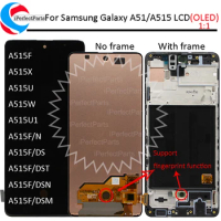 AMOLED For Samsung Galaxy A51 LCD A515F/DSN A515F/DSM A515F/DST Touch Panel Screen Digitizer Pantalla For Samsung A515 Display