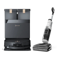 【ECOVACS 科沃斯】DEEBOT X8 PRO OMNI滾筒活洗旗艦掃拖機器人+Tineco添可STRETCH S6平躺全機速乾洗地機