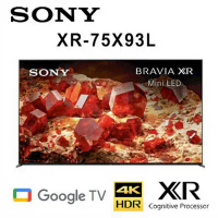 SONY XR-75X93L 75吋4K美規中文介面Mini LED智慧電視 保固2年基本安裝 另有XR-65X93L