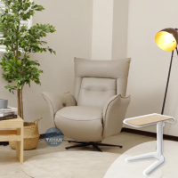 【TAHAN casa 大漢家具】聖卡羅單人電動沙發(含艾伯多功能可旋轉折疊邊几乙個)