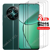 3PCS 9H HD Tempered Glass For Realme 12+ 5G 6.67" Protective Film ON Realme12+ Realme12 Plus Realme12Plus Screen Protector Cover