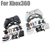 10sets For XBox 360 Wireless Controller Case Gamepad Protective Shell Cover Full Set With Buttons Analog Stick Bumpers