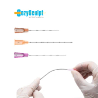 Cozysculpt Disposable Injection Cannula Needle Blunt Tip 20Pcs For Dermal Fillers Lip Injection