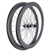 700c 55mm tubeless GRAVEL road disc brake carbon wheelset 28mm wide cyclocross clincher wheels DT350 CL 100x12 142x12mm 24H bike