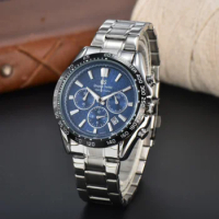 New AAA Luxury Brand Grand Seiko Men's Watch SLGC001G Tentage Evolution 9 Series Steel Band Business Chronograph Quartz