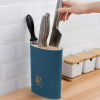 北歐簡約刀架廚房用品創意菜刀架子置物架竹木刀座刀具專用收納盒