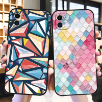 เคสโทรศัพท์ซิลิโคนนิ่มลายบล็อกสำหรับ Vivo V5 Lite V5S V7 Plus V11 V15 V17 V20 V25 V27 S1 Pro SE V9 V