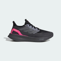 【adidas 愛迪達】Pureboost 5 W 女 慢跑鞋 運動 路跑 反光 緩震 耐磨 灰 粉紅(IF9198)