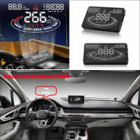 Car HUD Head Up Display OBD2 For Audi Q3/Q5/8R/Q7/4L/4M 2012-2020 Accessories Driving Screen Projector Reflecting Windshield