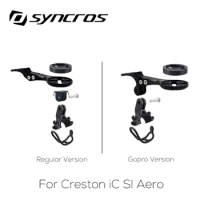 Syncros IC Aero Front Computer Mount Gopro Mount Speedometer GPS/Garmin/Bryton/Wahoo Inserts Fits Creston Ic Sl Aero Cockpit