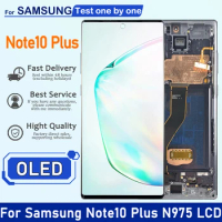 OLED Small size Display Note 10 Plus For Samsung note10 plus LCD N975 N975F Touch Screen Digitizer Assembly With frame