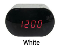 MEDION MD83834 FM 0.8 吋 LED 鬧鐘收音機 白色 (V000)