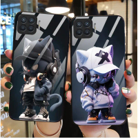 sarung telefon untuk OPPO A93 2020 / F17 Pro / Reno4 F, kaca TPU, lembut, Sarung