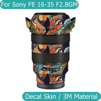 For Sony FE 16-35mm F2.8 GM Decal Skin Camera Lens Sticker Vinyl Wrap Film Protector Coat FE16-35 16-35 2.8 F/2.8 F2.8GM F/2.8GM