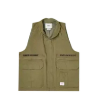 WTAPS REP VEST COTTON TWILL KHAKI