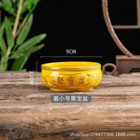陶瓷家用聚寶盆客廳玄關裝飾品風水聚財香爐開業喬遷擺件
