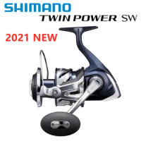 Original 2021 Shimano Twin Power Twinpower SW 4000 5000 6000 8000 10000 14000 Jigger Saltwater Spinning Fishing Reel