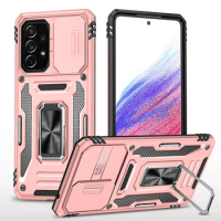 Armor Multifunctional Bracket Phone Case for Samsung Galaxy A12 A13 A22 A23 A32 A33 A53 A71A72 M23 5G Magnetic Protection Case