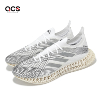adidas 慢跑鞋 4DFWD X STRUNG 男鞋 灰 白 4D 緩衝 透氣 運動鞋 愛迪達 ID8892
