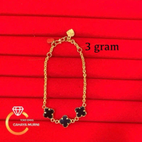 Gelang clover 3 gram/emas muda Perhiasan