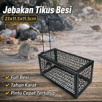 Jebakan Perangkap Tikus Kandang Besi 23x11,5x11,5