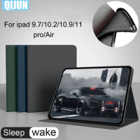 Sleep wake Smart Case for Apple iPad Pro 11 2021 Skin friendly fabric protect cover adjustable stand fundas A2377 A2459 A2301