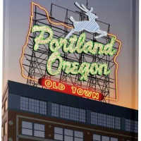 SINCE 2004 Tin Sign Metal Plate Decorative Sign Home Decor Plaques City Portland Oregon