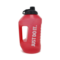 【NIKE 耐吉】水壺 Super Jug 128oz Bottle 紅 白 大口徑 超容量水壺 運動水壺(N100899869-2C1)