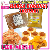 (HALAL)[HARGA BORONG 1 KOTAK] PREMIUM JEM NENAS STRAWBERRY BLUEBERRY PES TART NENAS PINEAPPLE JAM PA