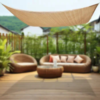 10x20ft Beige Shade Cloth, Mesh Netting For Outdoor Patio, Garden Canopy