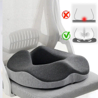 {MIMI}   Hemorrhoid Mat Health Care Seat Cushion Memory Foam Sciatica Tailbone Bed Sores Donuts Shap