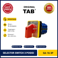 Discount Selector Switch 3 Posisi Manual Off Auto 3 Pole Sa-16 Tab