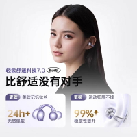 索尼適用耳機耳夾式骨傳導運動跑步2025新款不入耳掛耳女