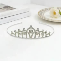 OEM SK-K81 Mahkota Anak Perempuan Bando Mahkota Wanita Korea Fashion Bando Princess / Bandana Mahkot