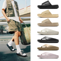 【NIKE 耐吉】拖鞋 涼鞋 夾腳鞋 人字拖 CALM SLIDE 男鞋 女鞋 厚底 增高 黑白奶茶 多款(DX4816-001&)