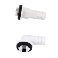Air Conditioner Ac External Unit Drain Hose Connector Elbow Fitting With Rubber Ring For MEDIA HAIER KELON Panasonic GREE AC