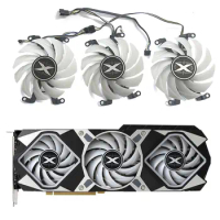 3 FAN 87MM 4PIN RTX3070 GPU fan suitable for Gengsheng GeForce RTX 3070 3070TI 3080 3080TI glare OCG graphics card cooling