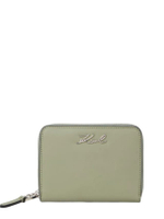 กระเป๋ารุ่น K/SIGNATURE MD Z/A WALLET สี OIL GREEN