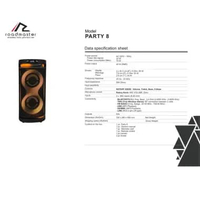 Party Box Speaker Bluetooth TWS Portable Sound Built-in Dynamic Light Show Roadmaster Party Series P