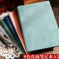 A5 Softcover Notebook Thickened Business Office Simple Exquisite Leather Retro Diary Meeting Record 