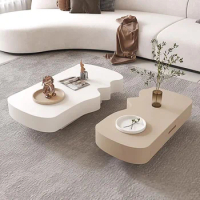 Irregular Nordic Coffee Table Bedroom White Premium Modern Coffee Tables Books Design Table Basses De Salon Home Furniture