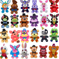 ตุ๊กตาอนิเมะ FNAF, หมี Hychumey, 18-25 ซม., ตุ๊กตาหมี Freddy Fazbear Chica Bonnie, ของเล่นตุ๊กตาสัตว