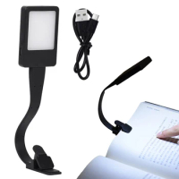 Led Book Clip Light Eye Care Book Reading Lamp With 3 Brightness Levels Bed Lamp For Kids &amp; Bookworms For Bed Sofa Music Stand